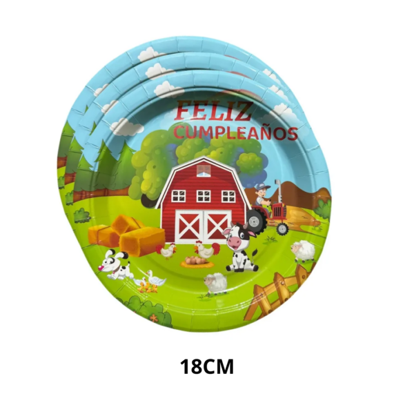 Cotillón Decorativo Cumpleaños Animales De La Granja 10 niños