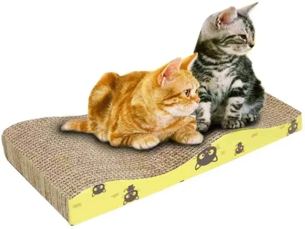 rascador de gato Rascador Para Gatos Gato De Cartón Corrugado Uñas