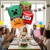 Pack 4 Globos Metalizado 4d Minecraft