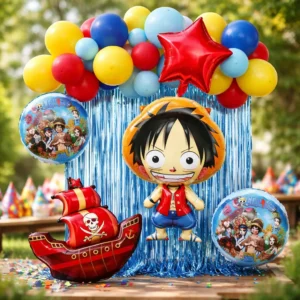 Set De Globos  Decorativo One Piece Cumpleaños