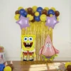 Set De Globos Decorativo Bob Esponja Cumpleaños