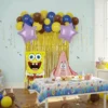 Set De Globos Decorativo Bob Esponja Cumpleaños
