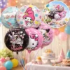 Pack 6 Globos Redondos Metalizado Sanrio Cumpleaños