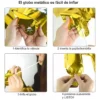 Set De Globos Decorativo Fnaf Freddy Cumpleaños