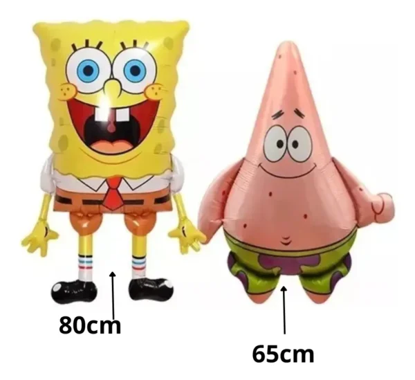 Set De Globos Decorativo Bob Esponja Cumpleaños