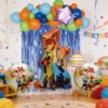 Set Globos Decorativo Zootopia Cumpleaños
