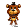 Set De Globos Decorativo Fnaf Freddy Cumpleaños