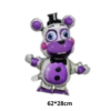 Set De Globos Decorativo Fnaf Freddy Cumpleaños