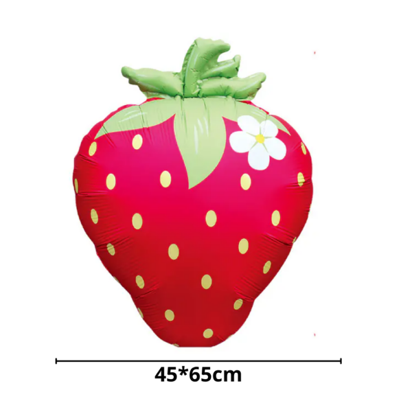 PACK DE GLOBOS FOIL FRUTILLA