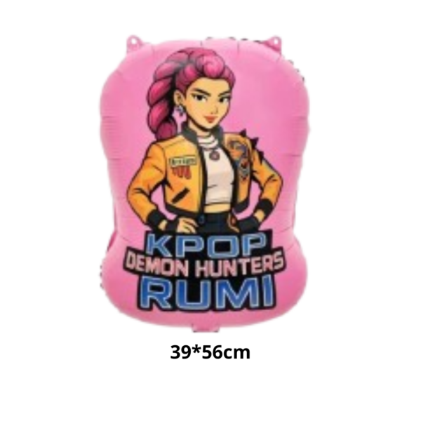 Set Globos Decorativo Guerreras K Pop Cumpleaños