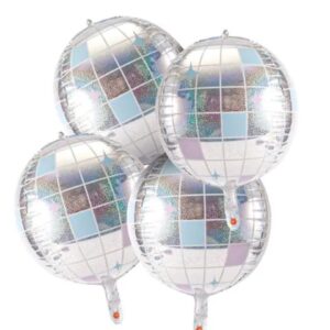 Pack Globos Orbz Esfera Iridiscente Disco
