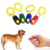 Clicker Adiestramiento Perros Gatos Plástico Correa