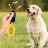 Clicker Adiestramiento Perros Gatos Plástico Correa