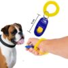 Clicker Adiestramiento Perros Gatos Plástico Correa