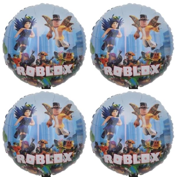 PACK GLOBOS REDONDO ROBLOX 45CM