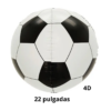 PACK DE GLOBOS FUTBOL 4D PARA DECORAR TU FIESTA