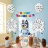 Kit Decoración Fiesta Cumpleaños Globos Bluey Y Bingo