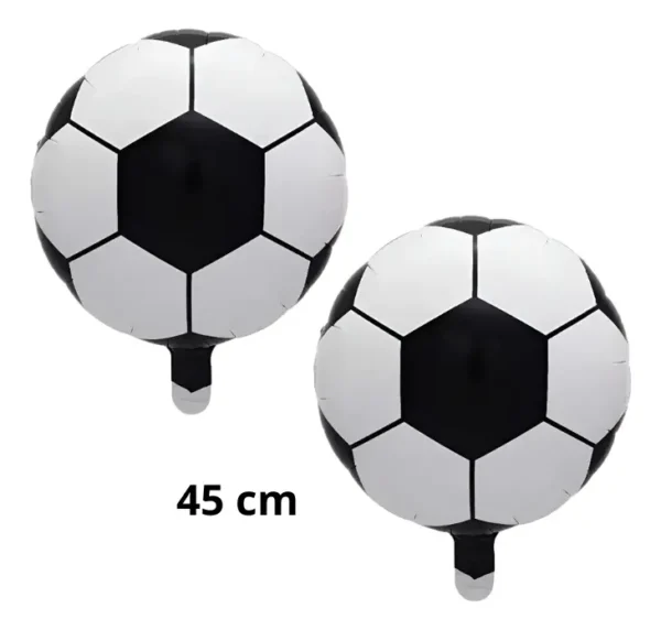 Set De Globos Aluminio Trofeo Futbol