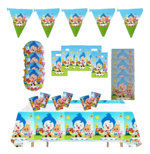Cotillón Payaso Plim Plim 10 Niños Cumpleaños