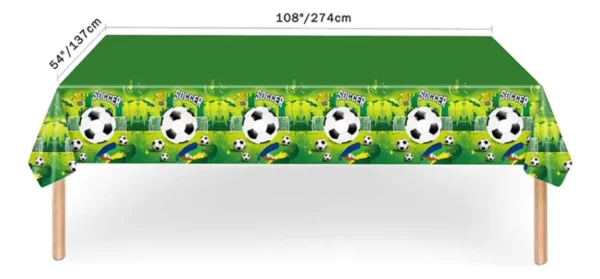 Bolsitas Y Mantel Futbol Cumpleaños
