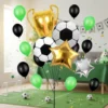Set De Globos Aluminio Trofeo Futbol