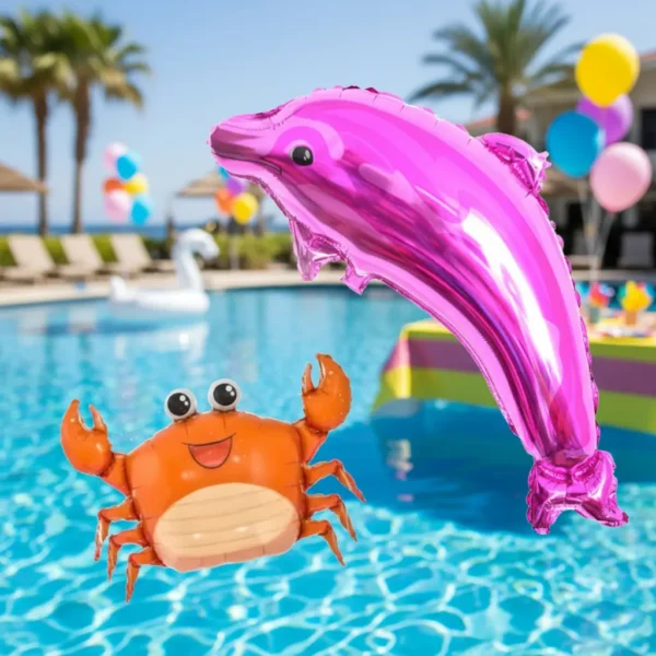 Pack Globo Animales Acuáticos del Mar Cumpleaños