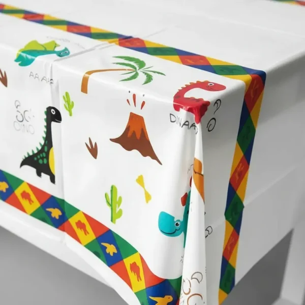 Bolsitas Y Mantel Dinosaurio Cumpleaños