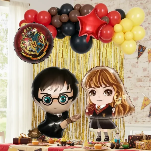 Set de Globos Decorativo Harry  Potter Cumpleaños