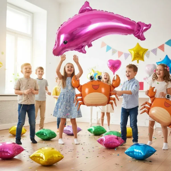 Pack Globo Animales Acuáticos del Mar Cumpleaños