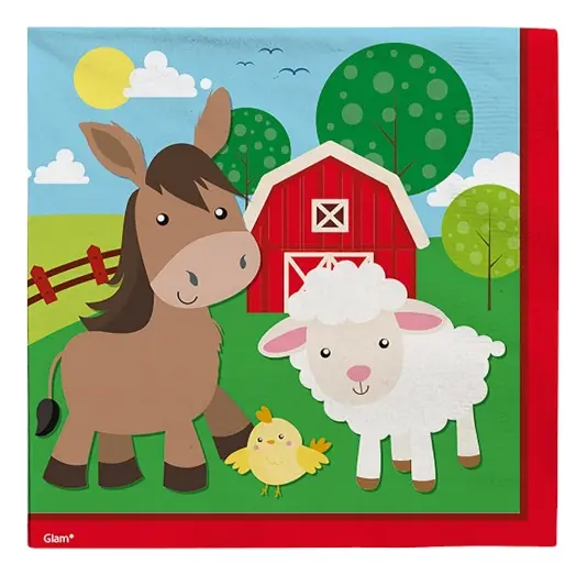 Cotillón Decorativo Cumpleaños Animales De La Granja modelo (2)