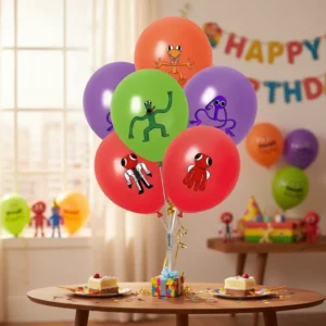 Pack Globos Latex  Rainbow Friends