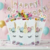 Bolsas Dulceras 10 Pcs Unicornio Cumpleaños