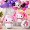 Set Decorativo Globos Melody Fiesta Lazo