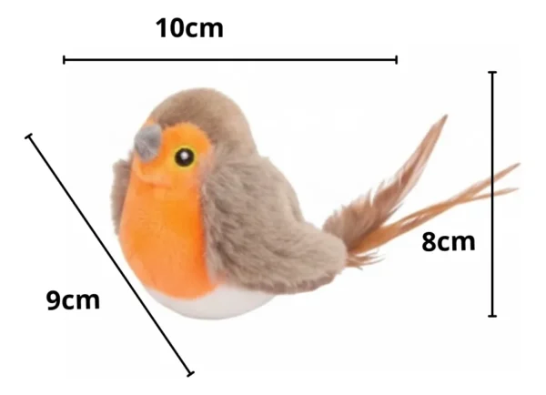 Juguete Interactivo Para Gatos Con Sonido De Pájaro Gorrión