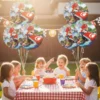 Pack  Globos Metalizado Redondo Mario Bross Fiesta