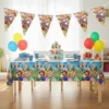Set Decorativo Mantel Y Banderin Mario Bros