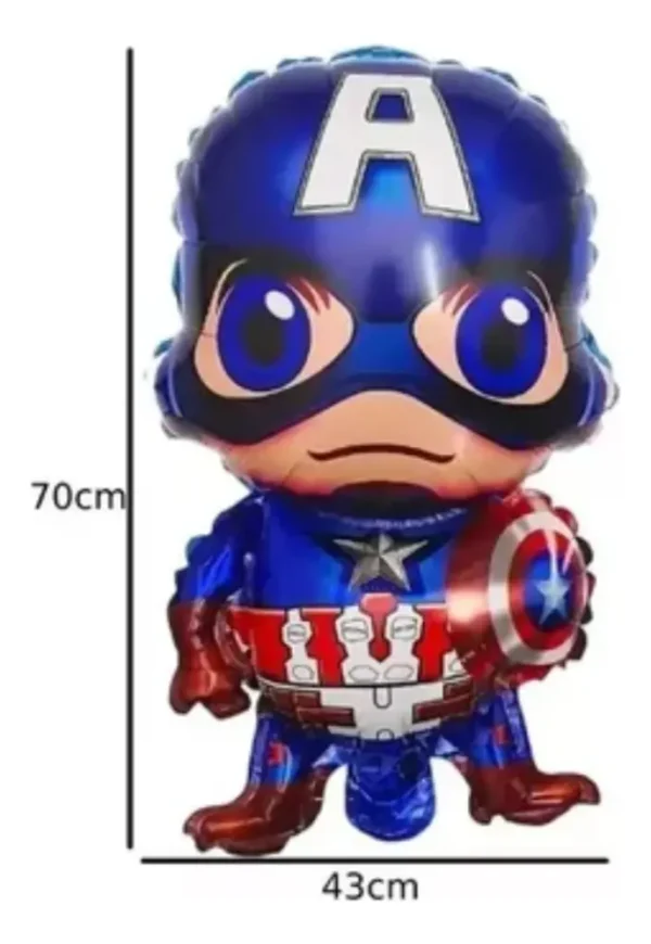 Set De Globos Capitan America Cumpleaños