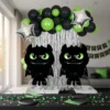 Set Decorativo Globos De Chimuelo Cumpleaños Verde