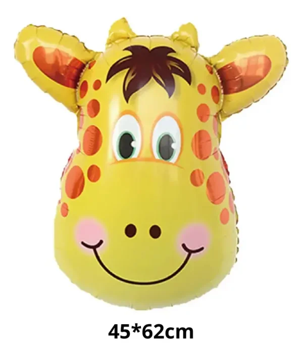 Set Globos Animales Jirafa Safari