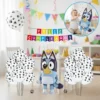 Kit Decoración Fiesta Cumpleaños Globos Bluey Y Bingo