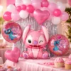 Set Decorativo Globos Lilo Angela Cumpleaños