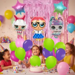 Set De Globos Decorativo Lol  Cumpleaños