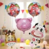 Pack De Globos La Granja De Zenon Decorativo Cumpleaños