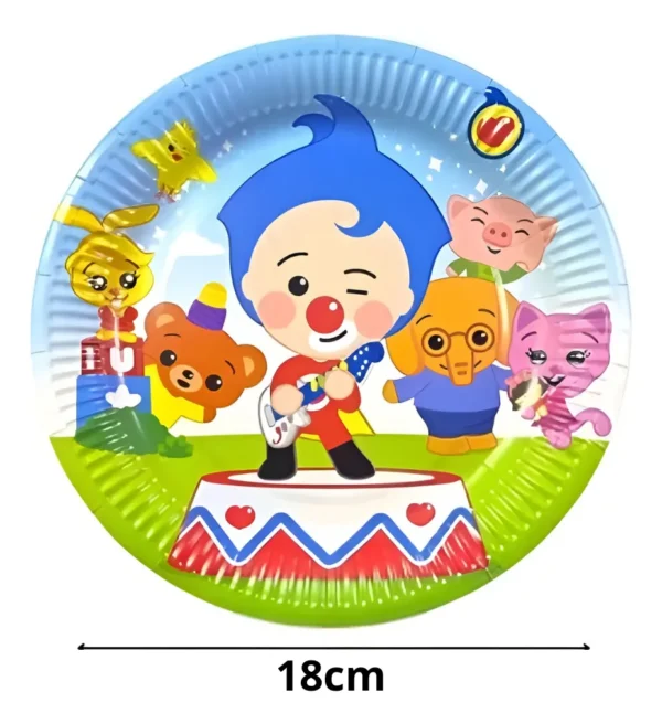 Cotillón Payaso Plim Plim 10 Niños Cumpleaños