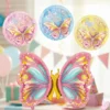 Pack De Globos Metalizado Mariposa