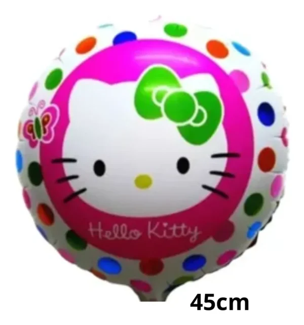 Set Decorativo Globos Hello Kitty Cumpleaños