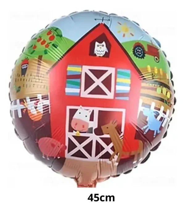 Pack De Globos La Granja De Zenon Decorativo Cumpleaños