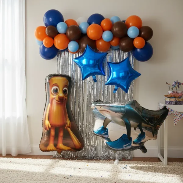 Set De Globos Decorativo Tralalero Cumpleaños