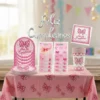 Cotillón De Lazos Rosado Cumpleaños Para 10 Niñas