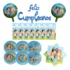 Set De Globo Feliz Cumple, Bolsitas De Bluey Y Bingo